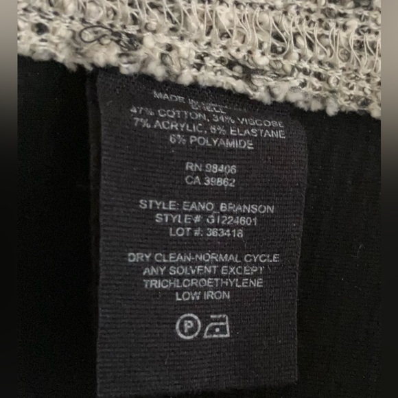 THEORY Eano Branson salt & pepper sheath dress. Body con w/ stretch. Like new. - Picture 9 of 9